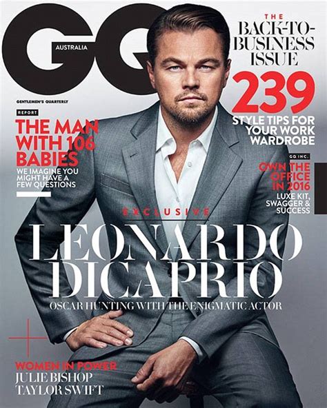 Leonardo Di Caprio Smoulders On The Cover Of Gq Australia Daily Mail