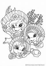 Filly Pony Mermaids sketch template