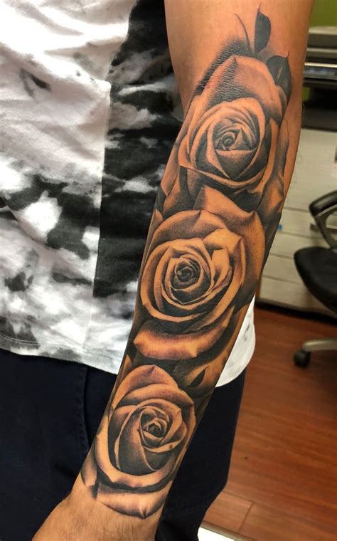 Arm Rose Tattoos For Men Forearm Best Tattoo Ideas