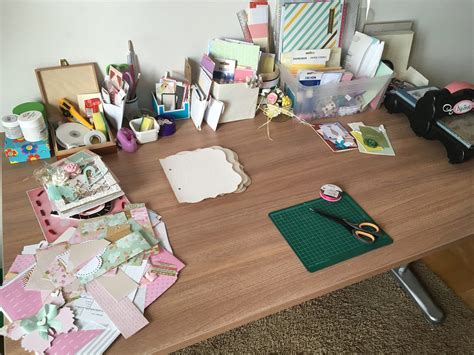 tips  organizing  craft desk  memories medium