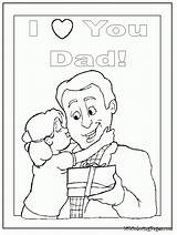 Coloring Dad Pages Daddy Mom Father Color Fathers Mommy Parents Mummy Clipart Printable Kids Sheets Card Cards Ever Print Preschool sketch template