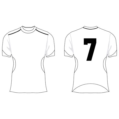 football jersey template printable