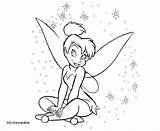Pages Tinkerbell Coloring Outline Christmas Drawing Printable Getcolorings Paintingvalley sketch template