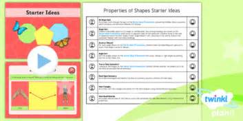 Year 4 Geometry Properties Of Shapes Primary Resources