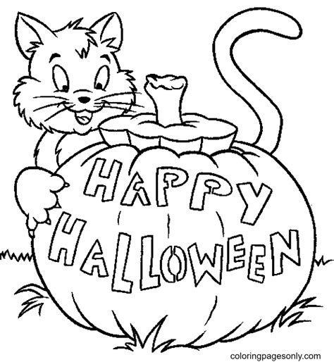 printable halloween cat silhouette printable templates