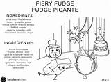 Brighter Bites Fiery Fudge Outlooks Choices sketch template