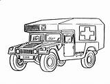 Coloring Pages Army Hummer Truck Jeep Drawing Military Swat Vehicles Printable Tanks Kids Hmmwv Colouring Humvee Tank Color Cars Drawings sketch template