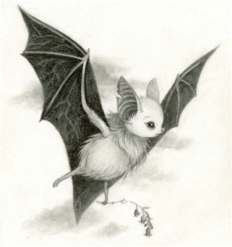 pin  daily doses  horror hallow   bats bat art cute bat