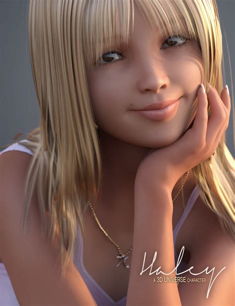 Haley For Genesis 3 Female S Character And Hair Daz 3d