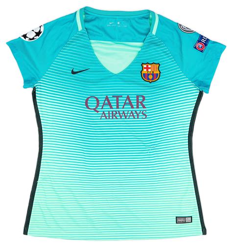 2016 17 Barcelona Cl Third Shirt Excellent 9 10 Womens L
