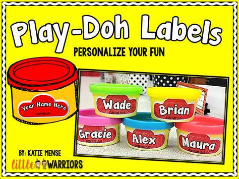 personalized editable play doh labels freebie play doh play doh