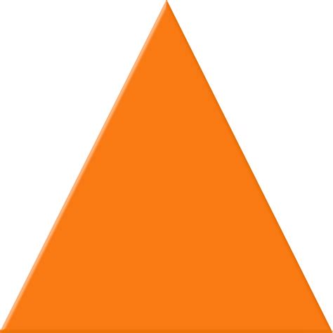 orange triangle  images  clkercom vector clip art