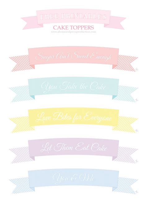 happy birthday cake topper printable idalias salon