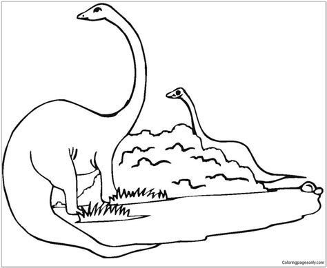 diplodocus dinosaur coloring page  coloring pages