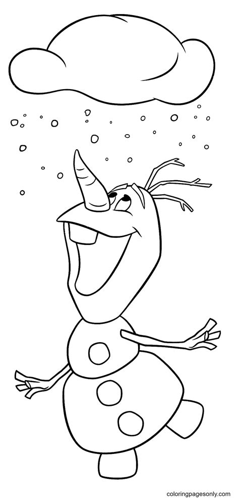 cute frozen olaf coloring page  printable coloring pages