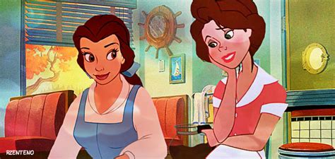 mother and daughter belle and annie hughes disney