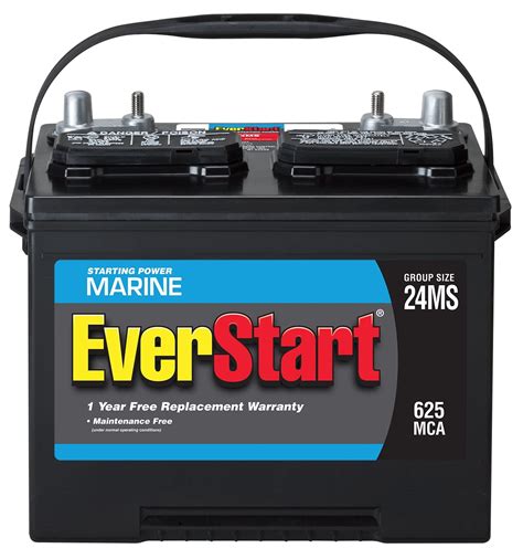 everstart lead acid marine starting battery group size ms  volt mca walmartcom