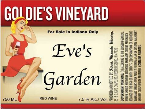 Eve’s Garden Shop First Miracle Winery A Small Batch Urban Winery