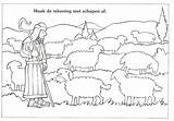 Herder Schapen Kleurplaten Kleurplaat Psalm Gelijkenis Downloaden Uitprinten sketch template