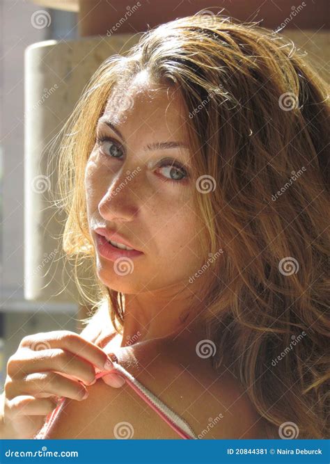 Tanned Girl Stock Image Image 20844381