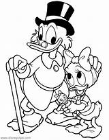 Ducktales Coloring Pages Scrooge Disney Webbigail Disneyclips Template Printable sketch template