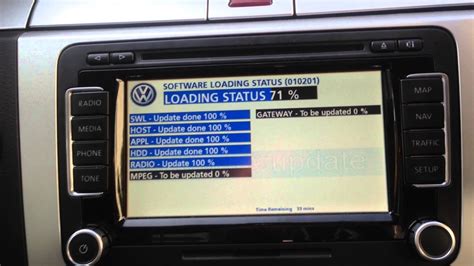 vw rns  firmware update youtube