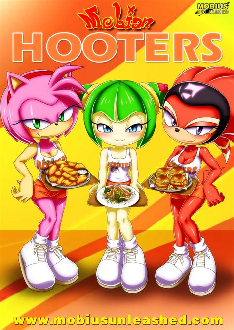 xbooru 3 girls amy rose cosmo the seedrian mobian hooters sonic the hedgehog mobius