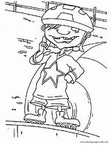 Coloring Pages Rocket Power Cartoon Color Printable Character Kids Characters Sheets Found sketch template