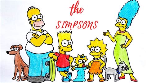 How To Draw The Simpsons Characters Step By Step Easy Simpsons