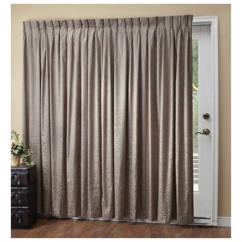 al ellis dover pinch pleat thermal insulated patio panel