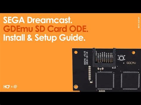 sega dreamcast gdemu clone sd card gd rom replacement mod install setup   guide youtube