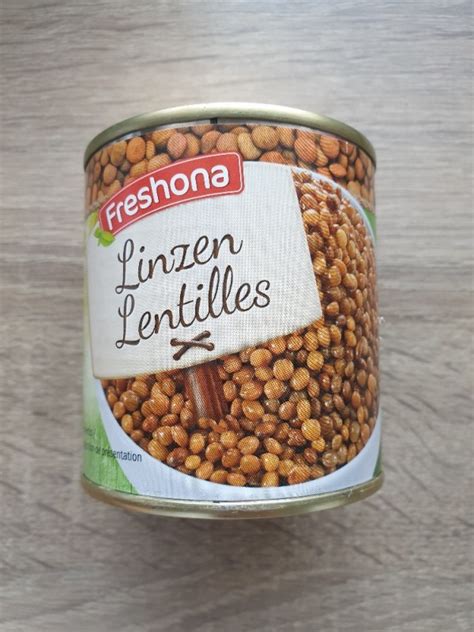 freshona linsen aus der dose kalorien neue produkte fddb