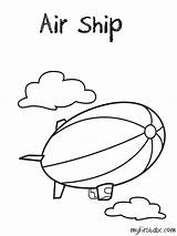 Air Coloring Pages Transportation Colouring Ship Ambulance Color Getcolorings Print Printable Popular Coloringhome sketch template