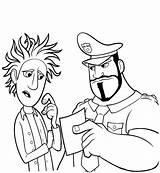 Coloring Cloudy Chance Meatballs Pages Coloringtop sketch template