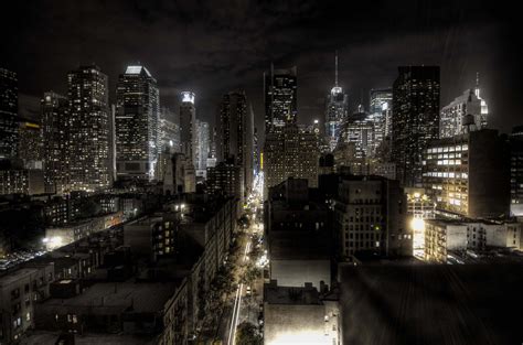york city  night