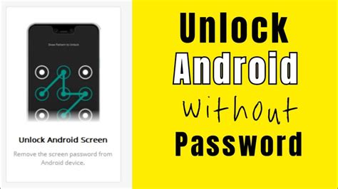 unlock android phone  password drfone screen unlock