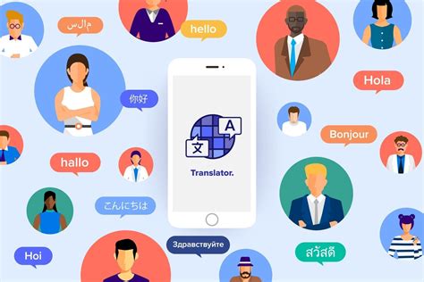 people  language translation app  vector art  vecteezy