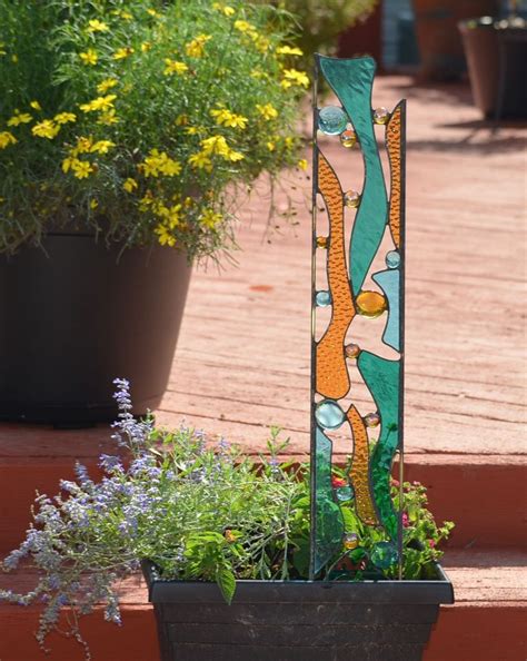 Outdoor Garden Decoration Contemporary Stained Glass