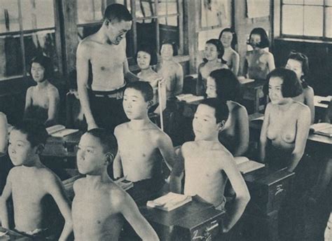 school in wartime japan conducted naked lessons tokyo kinky sex erotic and adult japan
