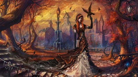 Witch Fantasy Occult Dark Art Artwork Magic Wizard