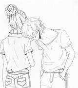 Anime Boy Couple Girl Drawing Cute Holding Pencil Hands Color Drawings Easy Draw Couples Sketch Tumblr Getdrawings sketch template