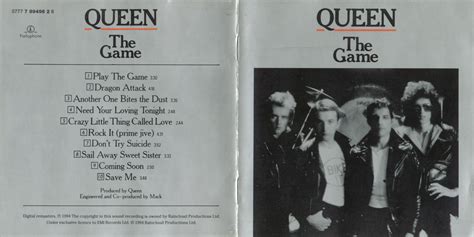 Queen 1980 The Game