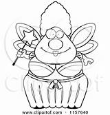 Fairy Clipart Godmother Plump Cartoon Thoman Cory Vector Outlined Coloring Royalty Godmothers 2021 sketch template