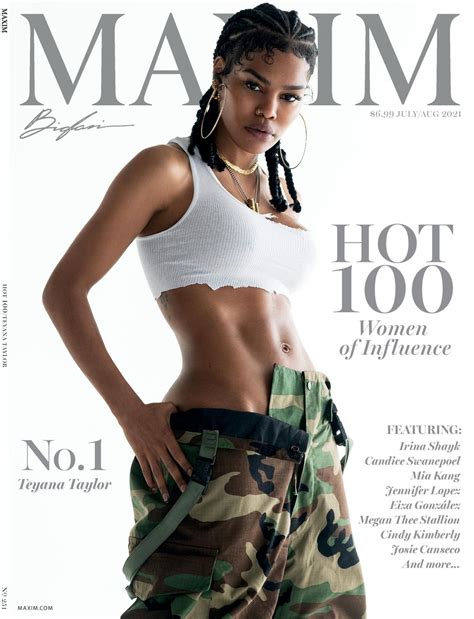 Teyana Taylor In Maxim Magazine July August 2021 Hawtcelebs