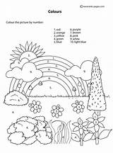Worksheets Colors Kids Worksheet Colour Coloring Pdf Pages Color Spanish Printable Let Activity Learning English Preschool Weather Colours Class Activities sketch template