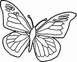 Butterfly Coloring Pages Toddlers Print Kids Printable sketch template