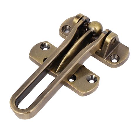household alloy security door guard buckle clasp padlock latch lock bronze tone walmartcom