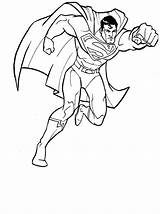 Superman Sheets sketch template