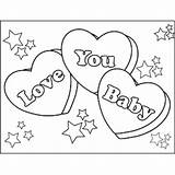 Baby Coloring Pages Heart Choose Board sketch template
