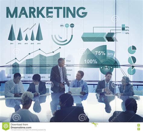 marketing analytics business report concept stock image image of